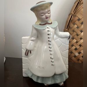 Florence Ceramics “Polly” Open Back Sqaure Planter